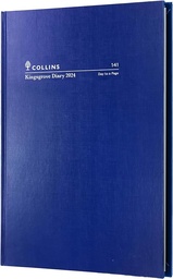[141.P59-24] ​​Collins Kingsgrove 2024 Diary A4 Day to Page Blue