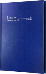 [181.P59-24] ​Collins Kingsgrove 2024 Diary A5 Day To Page Blue