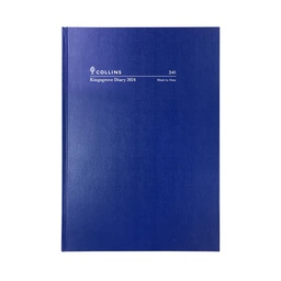 [341.P59-24] Collins Kingsgrove 2024 Diary A4 Week To View Blue