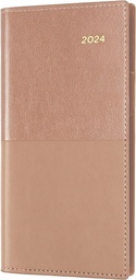 [375.V49-24] ​Collins Vanessa 2024 Diary B6/7 Week To View Landscape Rose Gold