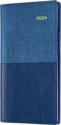 [375.V59-24] ​Collins Vanessa 2024 Diary B6/7 Week To View Landscape Blue