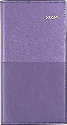 [375.V55-24] ​Collins Vanessa 2024 Diary B6/7 Week To View Landscape Purple