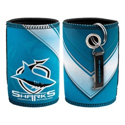 [NRL003VL] ​NRL Cronulla-Sutherland Sharks Can Cooler & Opener