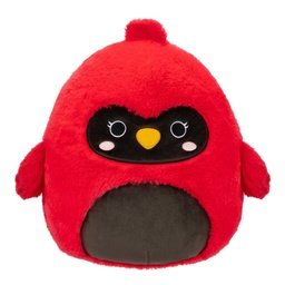[SQCR03205] ​​Cazlan the Red Cardinal Bird 12" Squishmallows Fuzzamallows Wave 16 Assortment A