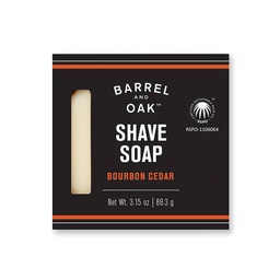 [ML5325] Classic Shave Soap - Bourbon Cedar 3.15oz. - Barrel and Oak