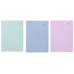 [51SSH24] Cumberland Soho 2024 Diary A5 Day To Page Assorted Colours