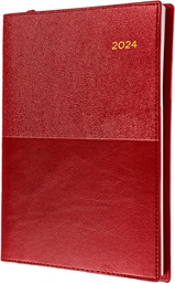 [385.V15-24] ​​​Collins Vanessa 2024 Diary A5 Week To View Red