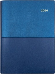 [165.V59-24] ​​​Collins Vanessa 2024 Diary A6 Day To Page Blue
