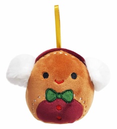 [SQXM00615] ​​​Cash the Gingerbread Man 4" Squishmallows Christmas Ornament
