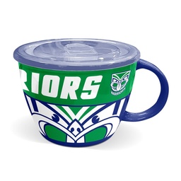 [NRL020ZO] NRL New Zealand Warriors Soup Mug With Lid