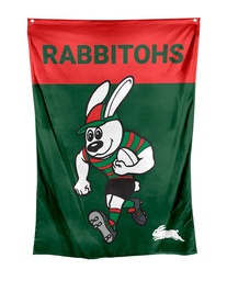 [NRL489LI] NRL South Sydney Rabbitohs Mascot Wall Flag