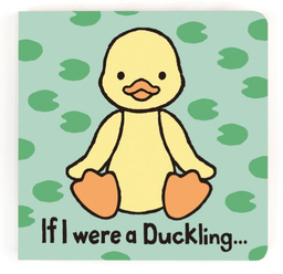 [BB44DCK] If I Were A Duckling Board Book - Jellycat
