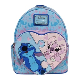 [LOUWDBK3505] Disney - Stitch & Angel Puzzle Mini Backpack - Loungefly