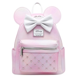 [LOUWDBK3023] Disney - Minnie Quilted Pastel Sakura US Exclusive Mini Backpack - Loungefly