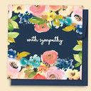 Floral With Sympathy Card - Papernest Designs