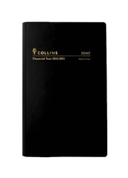 [35M7.V99-2425] Collins Financial Year Diary 2024-2025 B7R Week to View (Black)