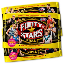 [2024 - AFL/TC -SP] 2024 AFL Select Footy Stars Trading Cards Booster Pack