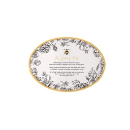 [238008] Beeutiful Bees Giving Plate - Floral