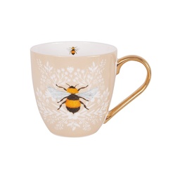[238003] Beeutiful Bees Bone China Mug - Cream Bee