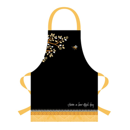 [238054] Beeutiful Bees Apron - Black Tree