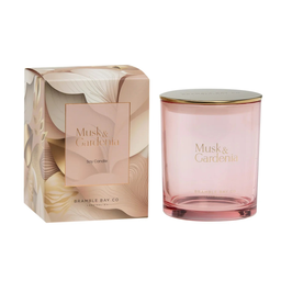 [ELG-CAN02] Elegance Musk & Gardenia Soy Candle - Bramble Bay Co