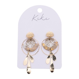 [KIK105] Kiki Gold Teardrop Earrings