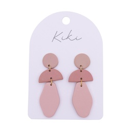 [KIK109] Kiki Pink Drop Earrings