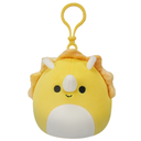 Lancaster the Yellow Triceratops 3.5 Inch Squishmallows Clip-On Wave 18