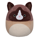 Woodard the Brown and Tan Snowshoe Cat 12 inch Squishmallows Wave 18 Assortment B