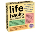 Life Hacks 2025 Day-to-Day Boxed Calendar