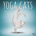 Yoga Cats 2025 Square Calendar
