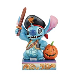 [6008987] Lilo & Stitch Halloween Stitch 'Lovable Buccaneer' Figurine - Disney Traditions by Jim Shore