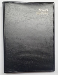 [51SFY2526] 2025-2026 Financial Year Diary - Cumberland Norwich A5 Day-To-A-Page (DTP) Black