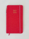 2025-2026 Financial Year Diary - Purse Size Week-To-View (WTV) Coral