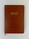 2025-2026 Financial Year Diary - A5 Day-To-A-Page (DTP) Tan