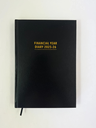 2025-2026 Financial Year Diary - A5 Day-To-A-Page (DTP) Black