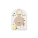 Beautiful Bee's Cream Keyring - Artique