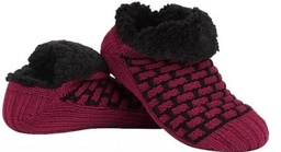 [SLUMWMC -Burgundy] Slumbies Mens Waffle Sock Sizes 7-12 Burgundy