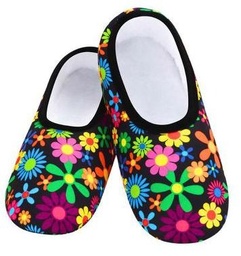 [SLUWSK01 - Neon Flowers] Slumbies Womens Skinnies Small Neon Flowers