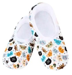[SLUWSK01 - Kitty Faces] Slumbies Womens Skinnies Small Kitty Faces