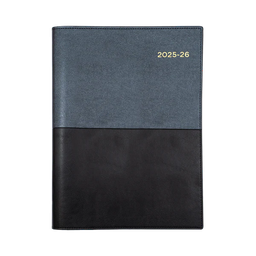 [FY345.V99-2526] 2025-2026 Financial Year Diary - Collins Vanessa A4 Week-To-View (WTV) Black