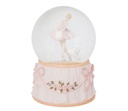 The Russell Collection - Resin Snow Globe - Ballerina & Dog