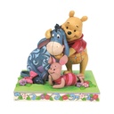 Winnie the Pooh - Winnie the Pooh & Friends 'Here Together, Friends Forever' Figurine - Disney Traditions by Jim Shore