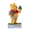 Winnie the Pooh - St Patty's Pooh with Clovers Figurine - Disney Traditions by Jim Shore