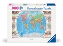 Political World Map 1000pc Puzzle - Ravensburger