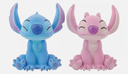 Lilo & Stitch: Stitch & Angel Kissing Flocked Figurine - Grand Jester Studios
