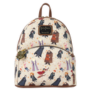 Harry Potter - Hogwarts All-Over Print Spring Mini Backpack - Loungefly