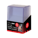 Ultra Pro - Super Thick (180pt) Top Loader 3"x4" Clear 10 Pack