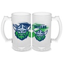 NRL Canberra Raiders 500ml Frosted Stein Glass
