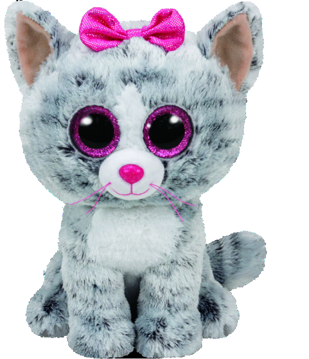 [TY37190] Kiki The Grey Cat - Ty Beanie Boos Regular